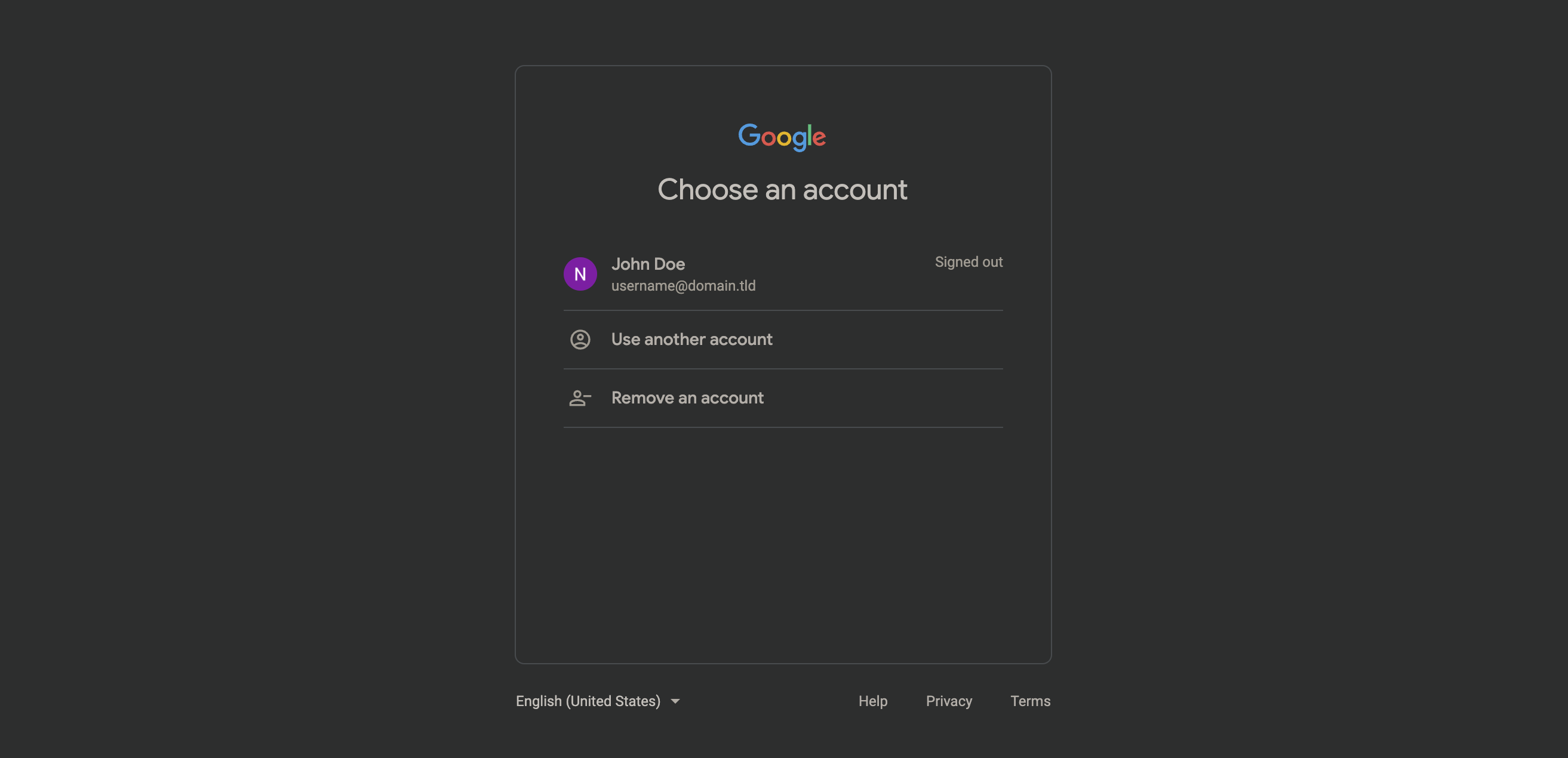 Google Login