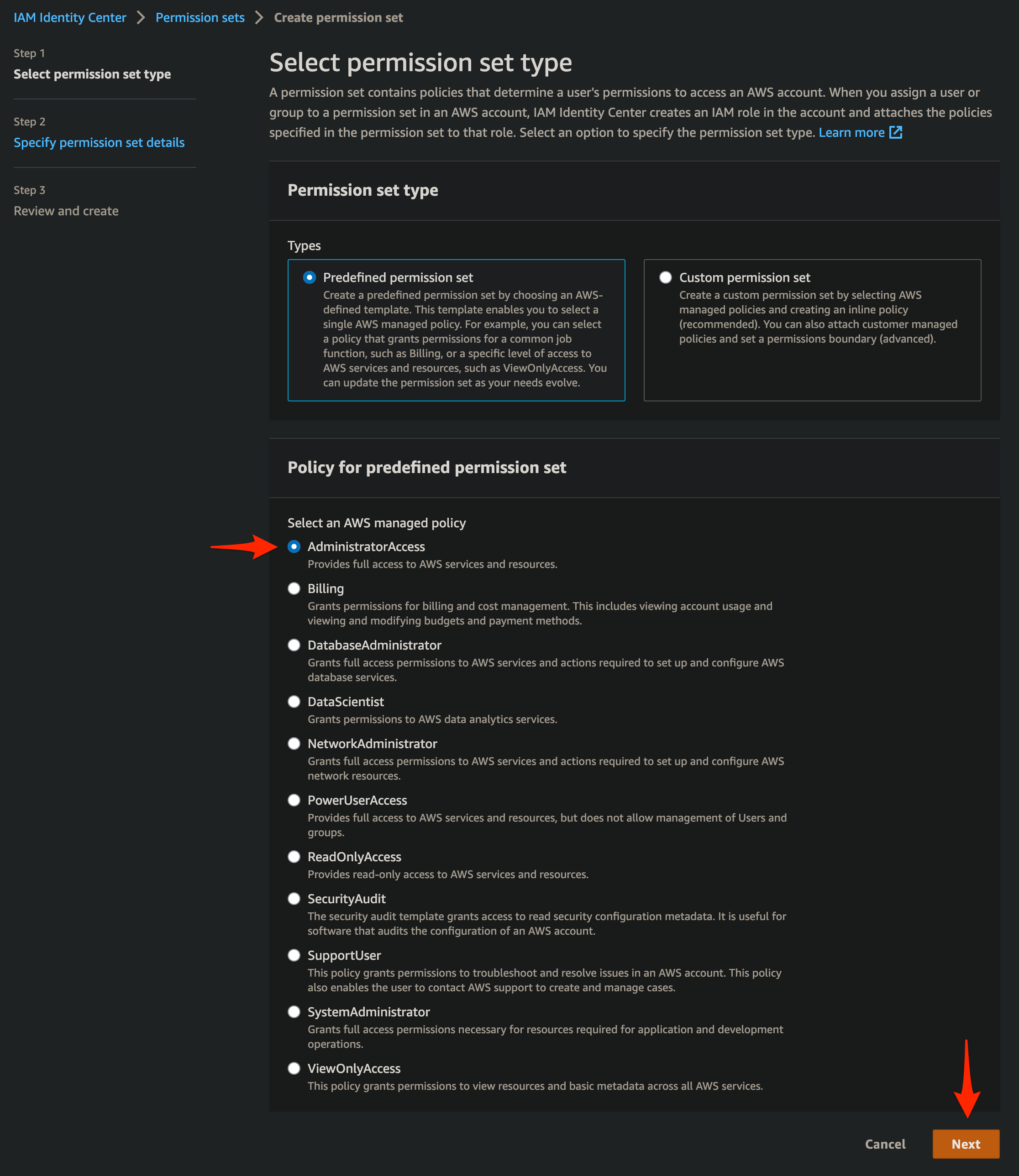 Permission Set Type