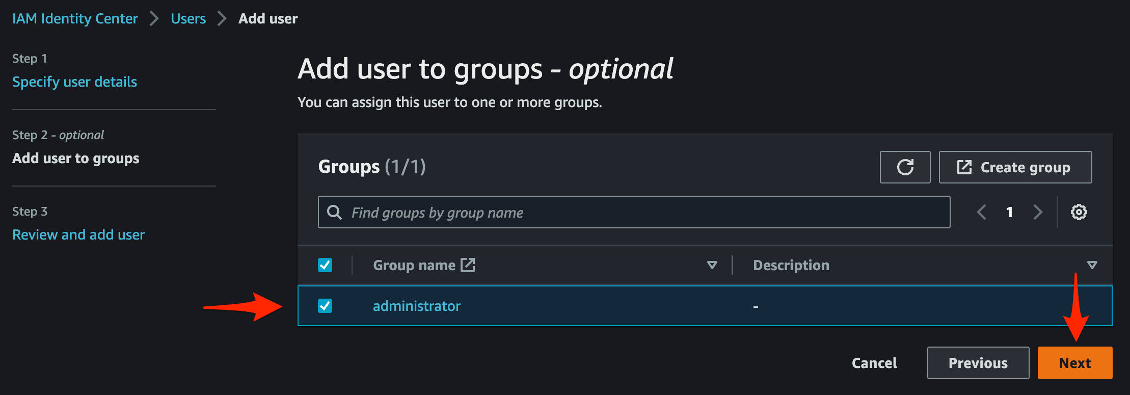 Add User to Group