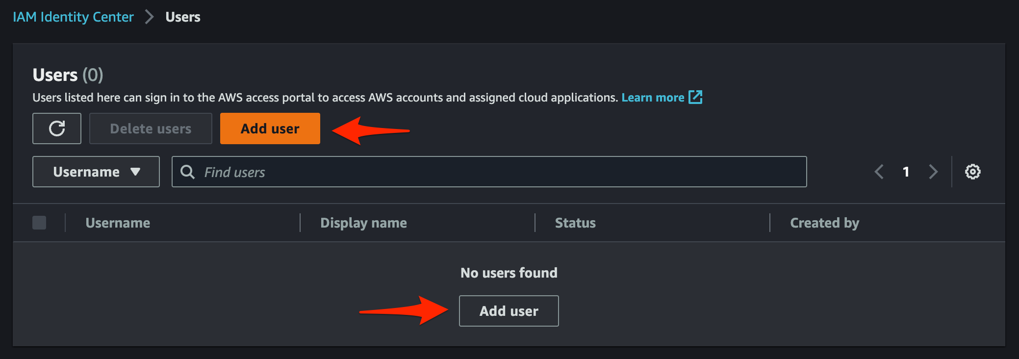 Create a User