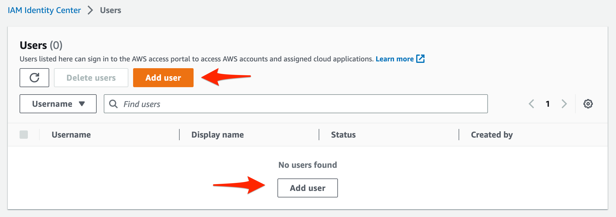Create a User